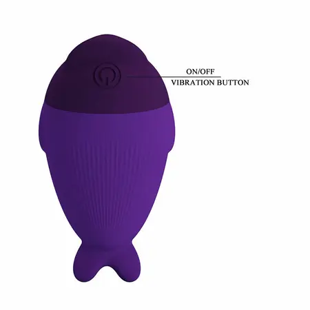 Pretty Love Dolphin Mini intimni masažer punjivi USB ljubičasti