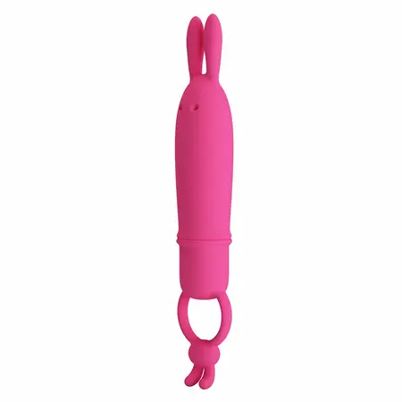 Pretty Love Delia silikonski zeka vibrator sa ergonomskim prstenom za držanje