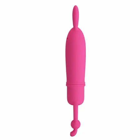 Pretty Love Delia silikonski zeka vibrator sa ergonomskim prstenom za držanje