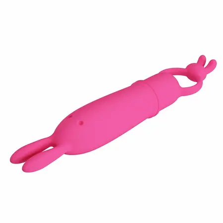 Pretty Love Delia silikonski zeka vibrator sa ergonomskim prstenom za držanje