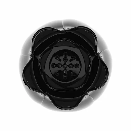 Pretty Love Secret Garden Black Wand Head ergonomska silikonska navlaka