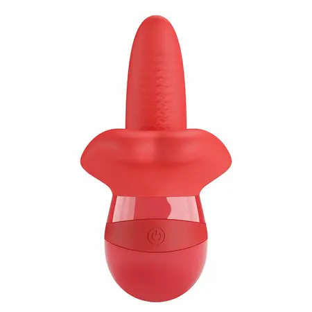 Pretty Love Obelia Dual-Action Tongue Vibrator, 10 Modes, Waterproof