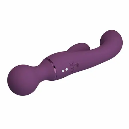 Pretty Love All Rounder Violet Dual-Action Silicone Massager 10 Modes