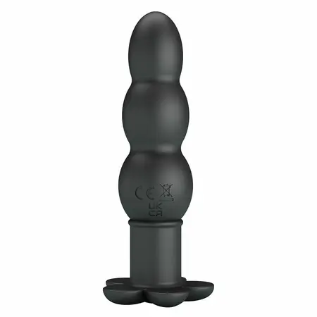 Pretty Love Jadier vibrirajući čep crni silikon 10 modova ergonomski