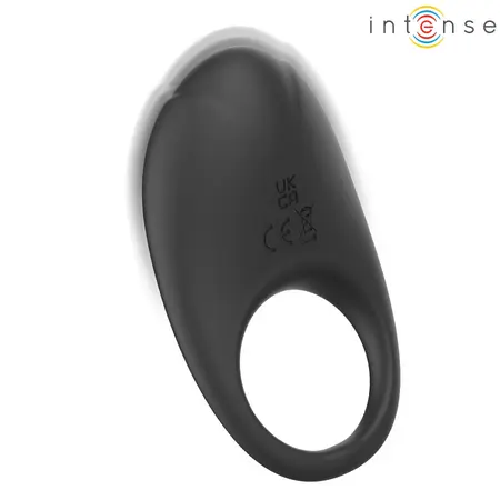 Intense Merlotte Vibrating Silicone Ring Black 10 Modes USB Rechargeable