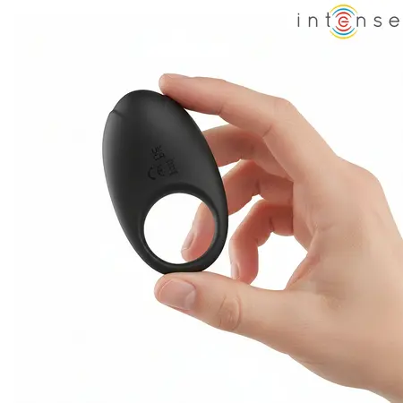 Intense Merlotte Vibrating Silicone Ring Black 10 Modes USB Rechargeable