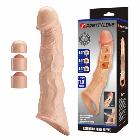Pretty Love Ragnar Transparent Extension Sleeve with Adjustable Inserts