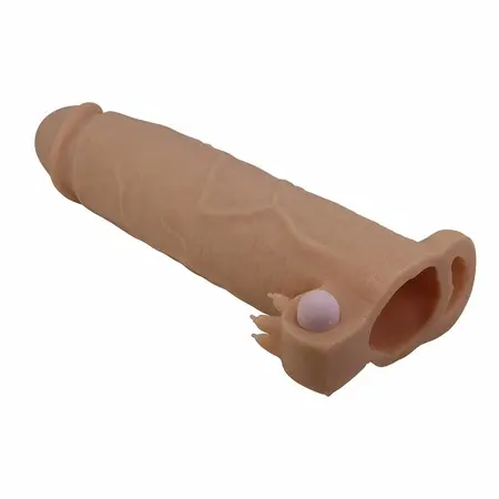 Pretty Love Xerxes Extension Sleeve with Vibrating Clitoral System, 17cm