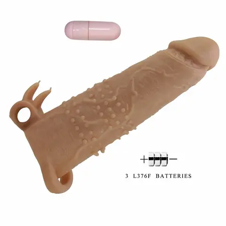 Pretty Love Quillon navlaka za produženje sa vibrirajućim metkićem, 17 cm, TPR