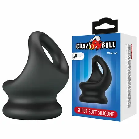 CRAZY BULL Oberon Silicone Support Ring Black - Ergonomic Design