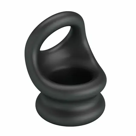 CRAZY BULL Oberon Silicone Support Ring Black - Ergonomic Design