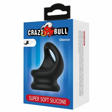 CRAZY BULL Oberon Silicone Support Ring Black - Ergonomic Design