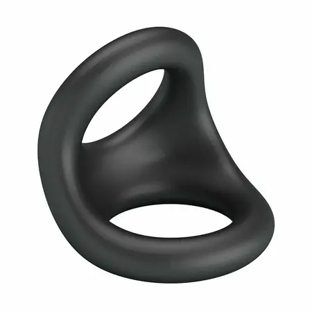 CRAZY BULL Nestor ergonomski dvostruki silikonski prsten za podršku, crni