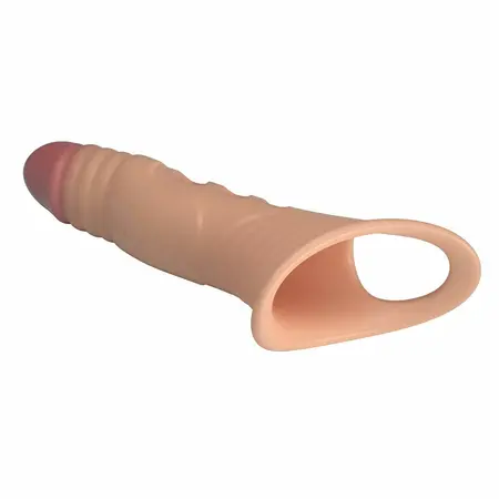 Pretty Love vibrirajući produžetak sa prstenom za testise TPE ergonomski 6959532363227