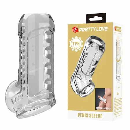 Pretty Love providna reljefna navlaka, mekani TPE, ergonomska i vodootporna