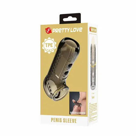 Pretty Love reljefna navlaka od TPE materijala, ergonomska, vodootporna i providna