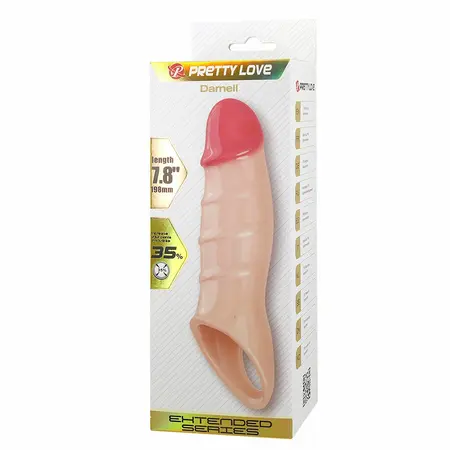 Pretty Love Darnell anatomski produžetak navlaka od providnog TPE materijala 14cm