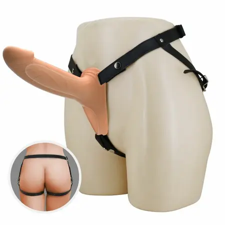 Pretty Love Landon Vibrating Strap-On System Light-Skin 18cm Adjustable