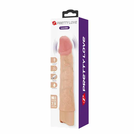 Pretty Love Leander Flexible Silicone Vibrating Device USB Rechargeable