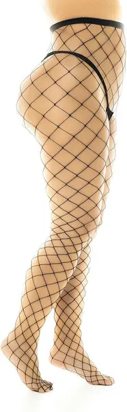 Mapele Fence Net najlon hulahopke Queen Size crne
