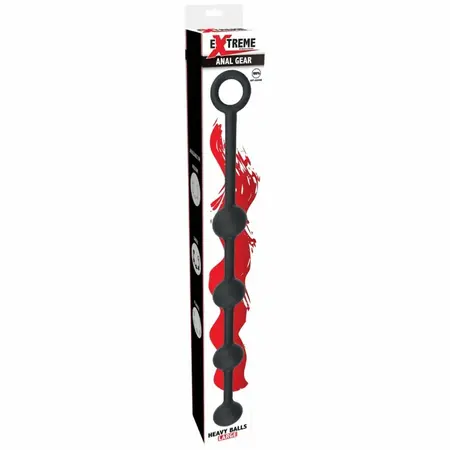 Hidden Desire Extreme Heavy velike otežane analne kuglice od 39 cm silikonski sistem sa otežanjem