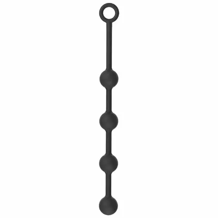 Hidden Desire Extreme Heavy analne kuglice Medium silikon 34.5cm crne