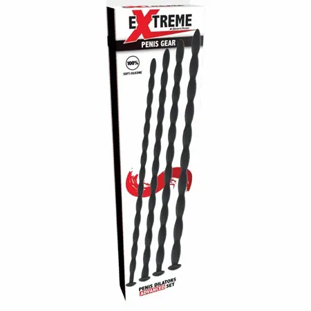 Hidden Desire Extreme Advanced Silicone Urethral Sound Set 4-Piece 30cm