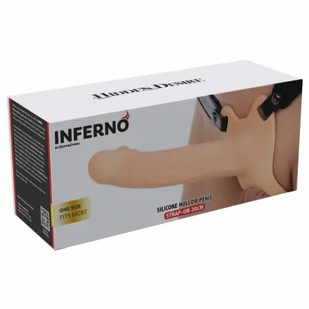 HIDDEN DESIRE Inferno strap-on sa navlakom za produženje 20cm i podesivim pojasom