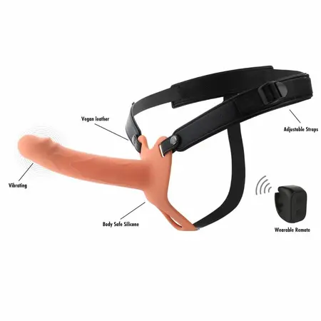 HIDDEN DESIRE Inferno vibrirajući ekstenzioni sistem 18 cm, daljinski upravljač