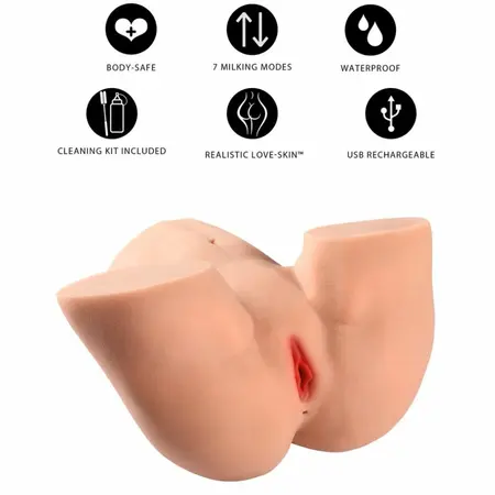Hidden Desire Big Ass Milking Torso 16kg, TPR, punjivi, vodootporan