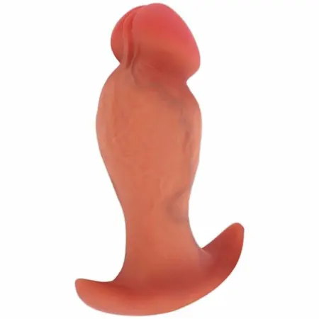 Hidden Desire Inferno 16 cm Anatomical Plug Liquid Silicone Black
