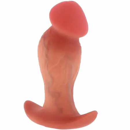 Hidden Desire Inferno 16 cm Anatomical Plug Liquid Silicone Black