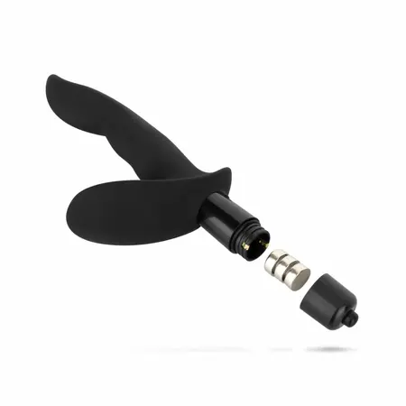 Easytoys Dynamic Duke fleksibilni silikonski masažer prostate crni