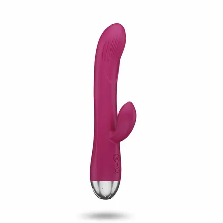Easytoys Vibe Rabbit vibrator u malina roze boji sa dva motora od silikona