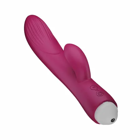 Easytoys Vibe Rabbit vibrator u malina roze boji sa dva motora od silikona