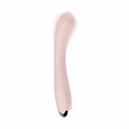 Easytoys Vibe roze vibrator za G tačku od ergonomskog silikona sa USB punjenjem