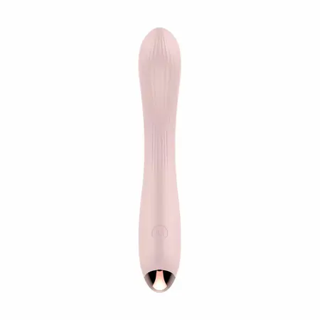 Easytoys Vibe roze vibrator za G tačku od ergonomskog silikona sa USB punjenjem
