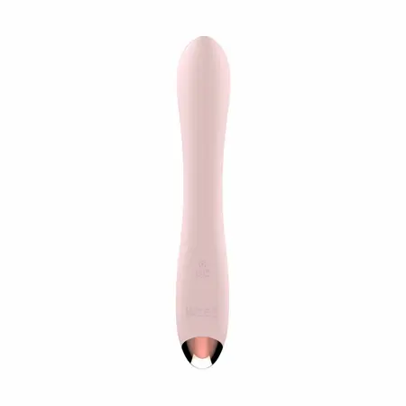 Easytoys Vibe roze vibrator za G tačku od ergonomskog silikona sa USB punjenjem
