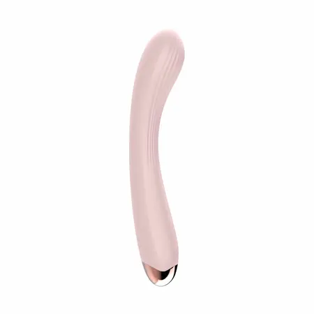 Easytoys Vibe roze vibrator za G tačku od ergonomskog silikona sa USB punjenjem