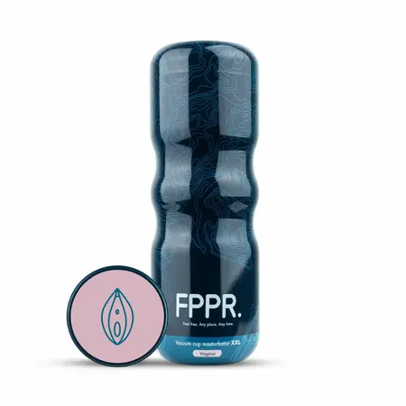 FPPR XXL Blue intimna mašina, ergonomski dizajn, mekan materijal, 23.3 cm