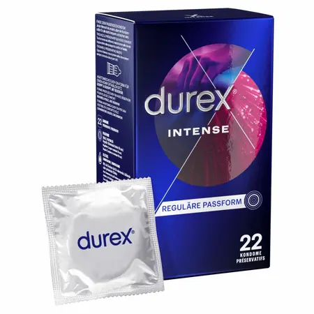 Durex Intense Orgasmic 24 komada, stimulišući kondomi sa lubrikantom