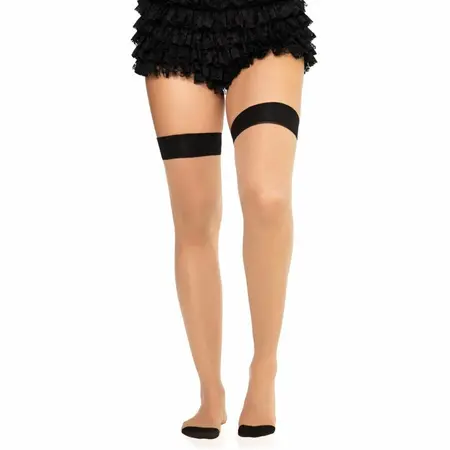 Leg Avenue 1963 Spandex čarape sa šavom pozadi crne univerzalna veličina