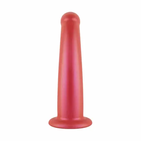 Brandon model bez spojeva sa stabilnom bazom, crveni silikon, 17.7 cm