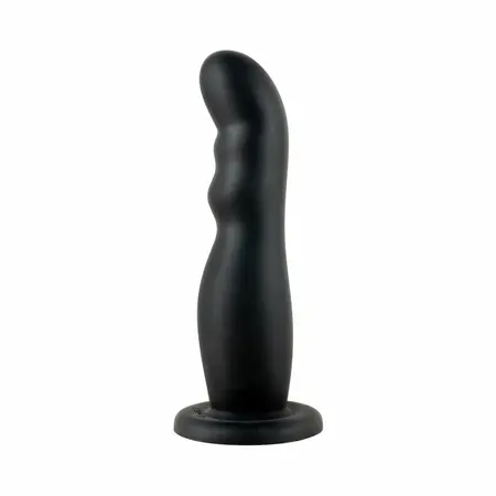 No Parts Jake intimni model sa stabilnim postoljem crni 16.8cm silikon