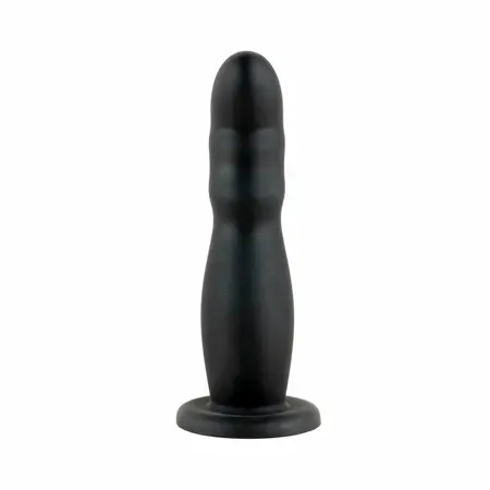 No Parts Jake intimni model sa stabilnim postoljem crni 16.8cm silikon