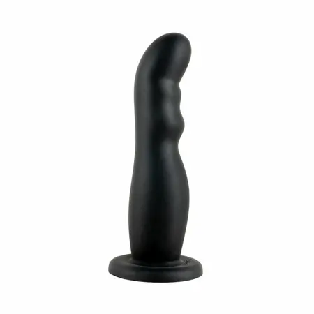 No Parts Jake intimni model sa stabilnim postoljem crni 16.8cm silikon