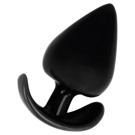 Addicted Toys Plug 5.5 cm - Ergonomic TPR Intimate Accessory, Black