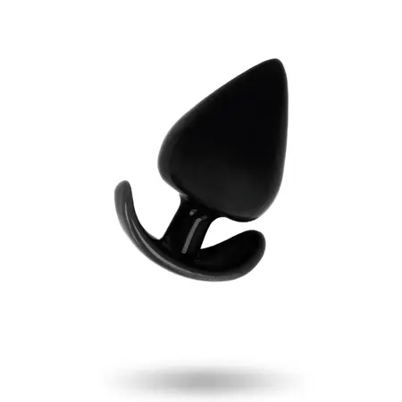 Addicted Toys Plug 5.5 cm - Ergonomic TPR Intimate Accessory, Black