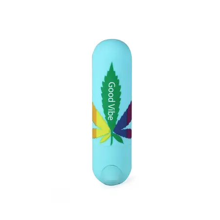 Maia Toys Jessi 420 mini vibrator metak tirkizno plavi punjivi sa 10 modova rada