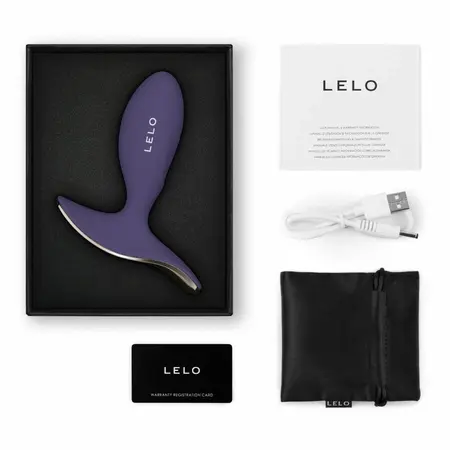 LELO Surfer 2 unisex vibrirajući plug Cyber Purple, vodootporan, kontrola putem aplikacije